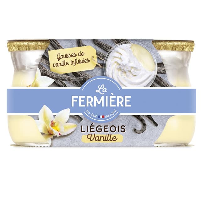 3279231736010 - La Fermière - Liégeois à la vanille