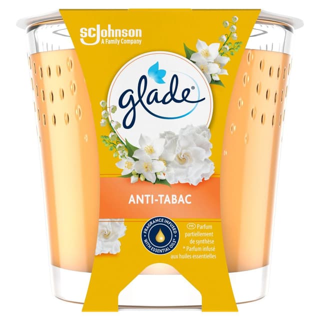 5000204356410 - Glade - Bougie Anti Tabac aux huiles essentielles