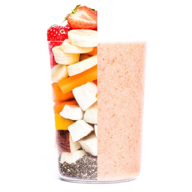2050000357510 - Blend my day - Smoothie snack NO BOTOX FOR ME - prêt-à-mixer- Carotte, Noix de coco, Chia