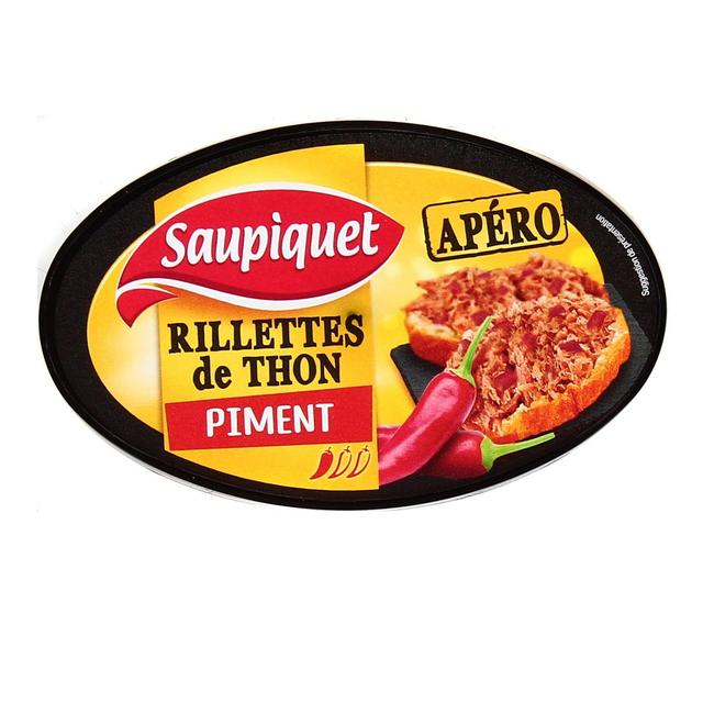 3165950218510 - Saupiquet - Rillettes de Thon Piment - Apéro à tartiner