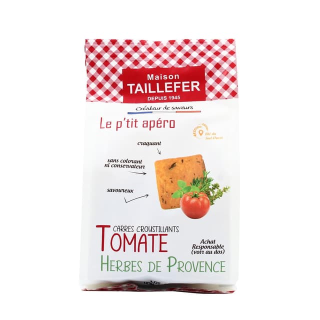 3564884028910 - Maison Taillefer - Carrés croustillants tomate herbes de Provence