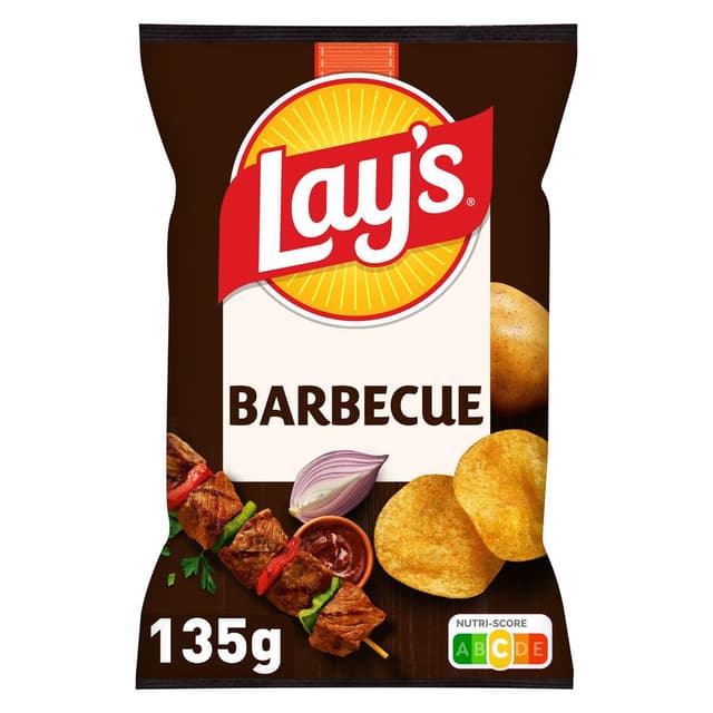 3168930180111 - Lay's - Chips ondulées saveur barbecue rib's