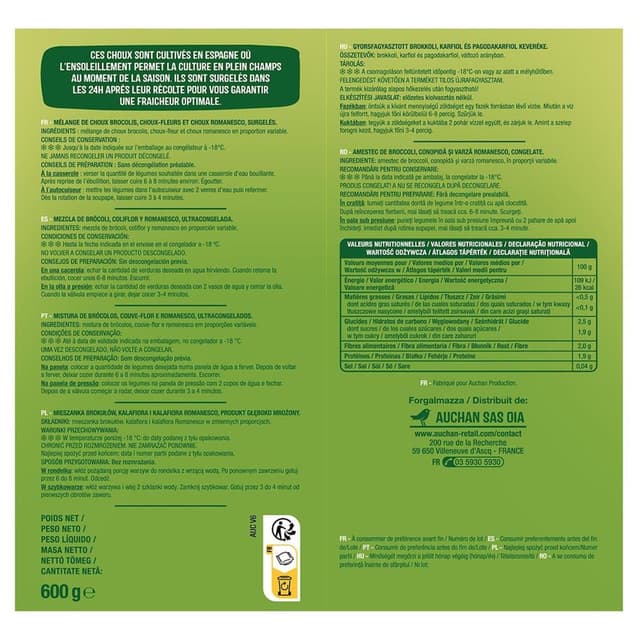 3596710332311 - Auchan - Trio choux en fleurette