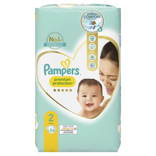 8006540482711 - Pampers Premium protection - Couches bébé taille 2  4-8kg premium protection