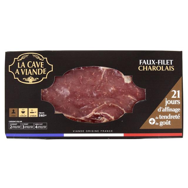 3423311222911 - Cave à Viande Puigrenier - Faux Filet Charolais à l'os Maturé 21 jours