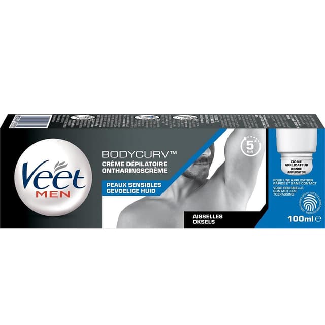 3059948003311 - Veet Men - Crème dépilatoire homme peaux sensible aisselle