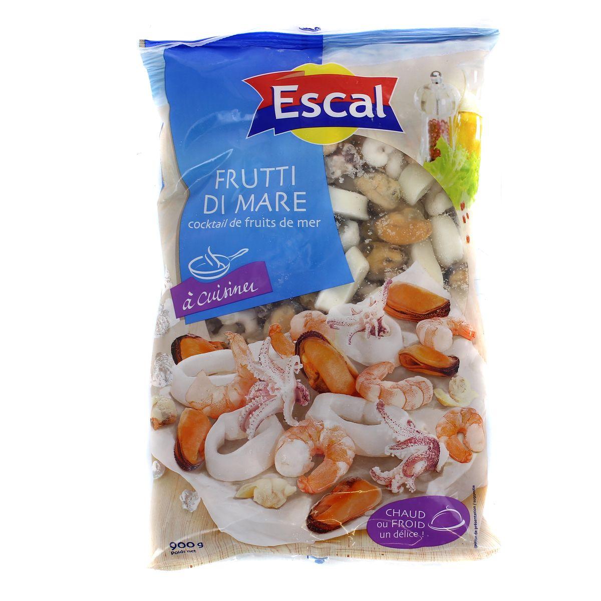 3261080084411 - Escal - Cocktail de fruits de mer- Crevettes, Moules, Calmars, Encornets, Seiches et Vénus