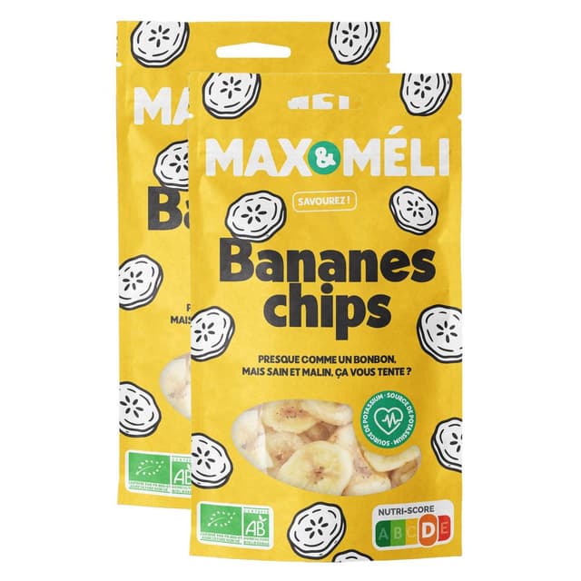 2050000326011 - Max et Méli - Bananes chips bio