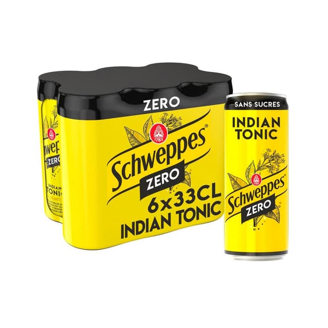 3124480186911 - Schweppes - Boisson gazeuse Indian tonic sans sucre
