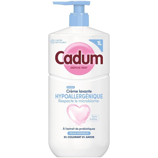 3600551187211 - Cadum - Crème Lavante Hypoallergénique Probiotique