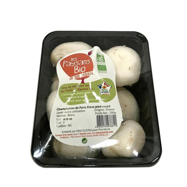 3760074478811 - Les Paysans Bio - Champignon Blanc Bio
