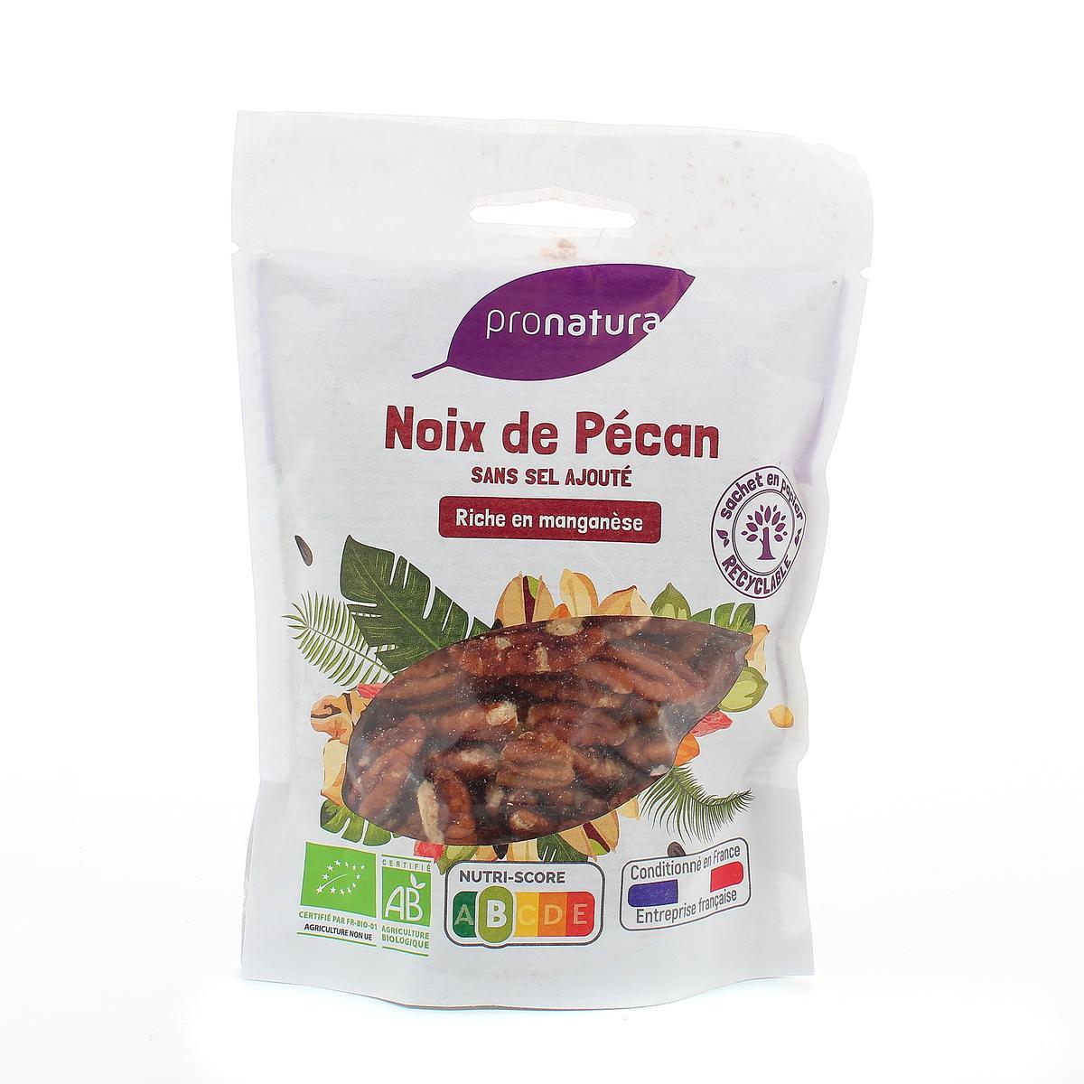3760099538811 - Pronatura - Noix de pécan bio, sans sel ajouté
