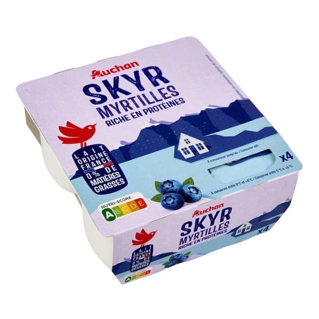 3596710538911 - Auchan - Skyr myrtille 0%mg