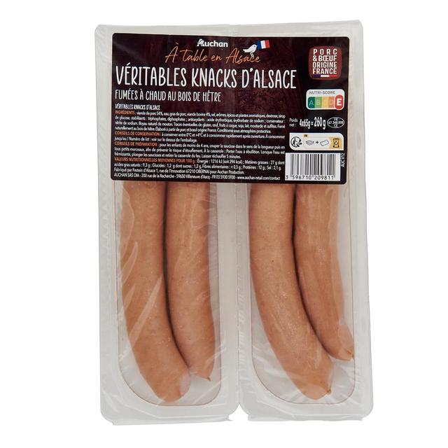 3596710209811 - Auchan Terroir - Knacks d'Alsace