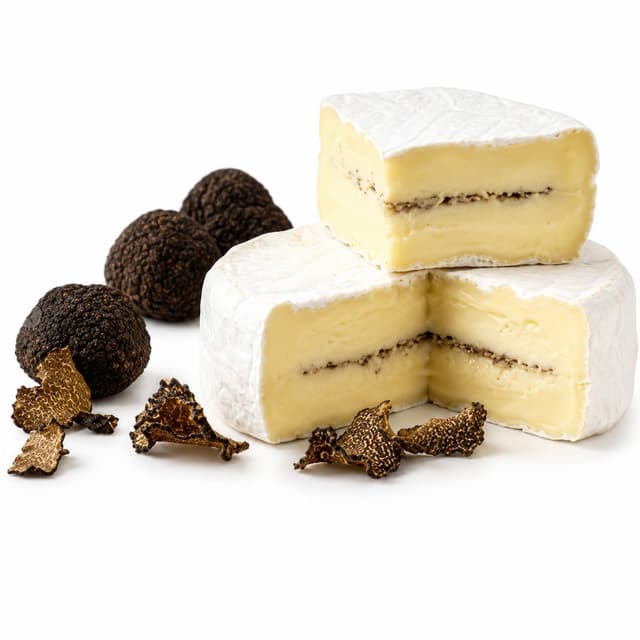 3296651110312 - Androuet, Maître Fromager - Cremeux de Bourgogne affiné à la Truffe - Lait de vache pateurisé