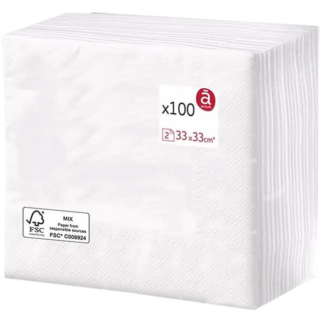 3245672100512 - ACTUEL - Serviettes 33 x 33 cm