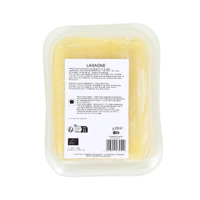 8016857030512 - Stroppa Pastificio - Pâtes à Lasagne Bio