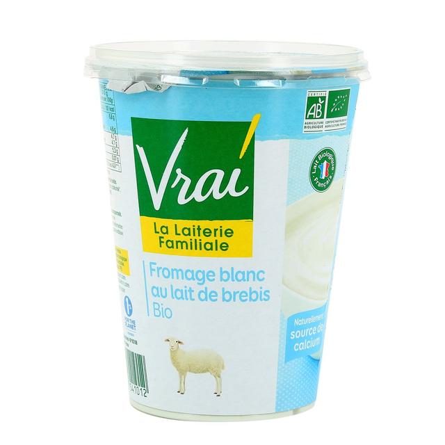 3273220541012 - Vrai - Fromage blanc au lait de brebis, Bio