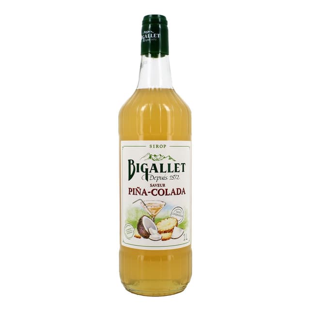3336770001112 - Bigallet - Sirop pina colada
