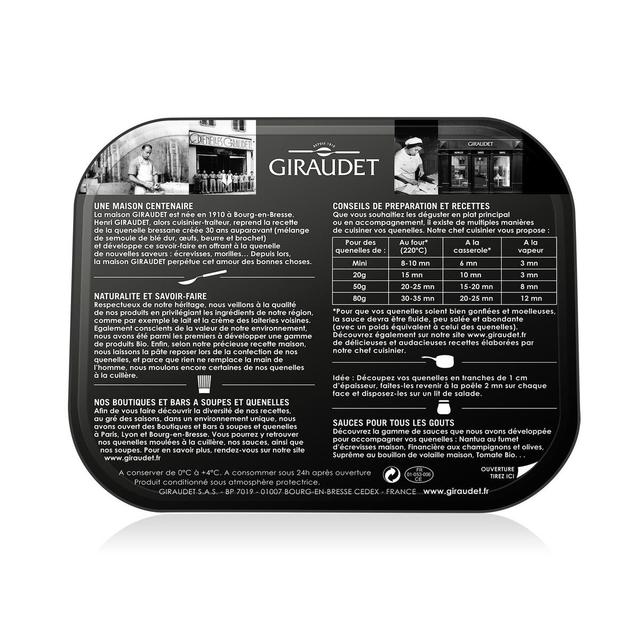 3100080001212 - Giraudet - Quenelles de Brochet Sauvage