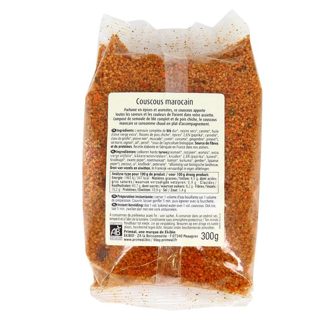 3380380071812 - Priméal - Couscous Marocain bio vegan