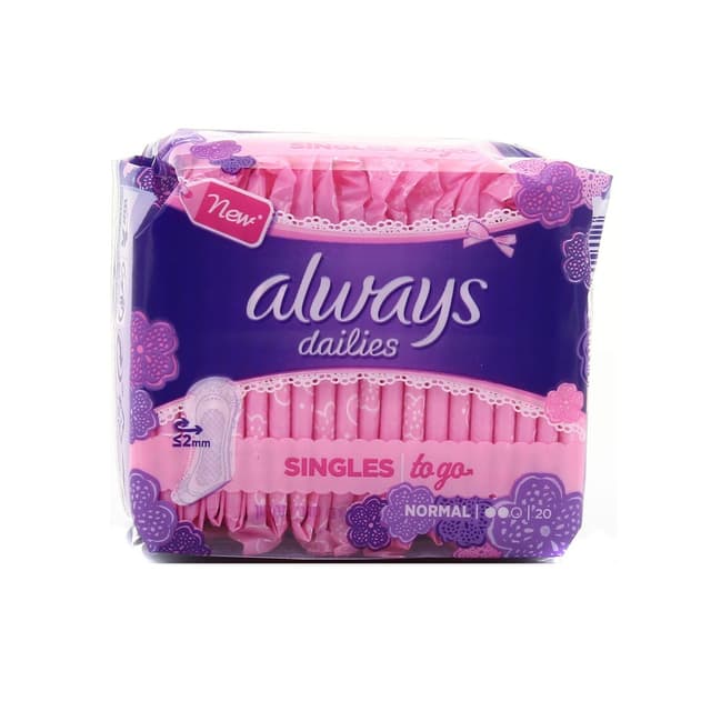 8001090361912 - Always - Protège-slips Dailies flux normal singles to go 