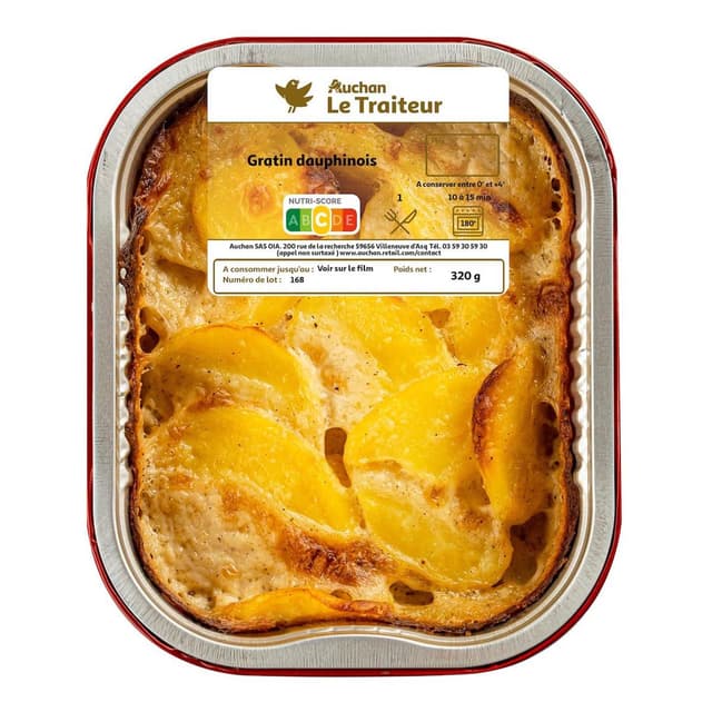 3254563754512 - Auchan Le Traiteur - Gratin Dauphinois
