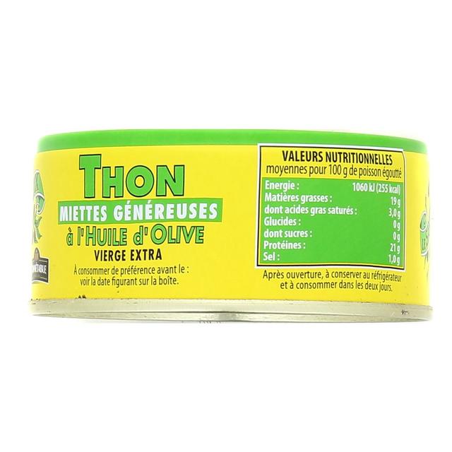 3263670344912 - Le Savoureux - Miettes de Thon à l'Huile d'Olive vierge extra