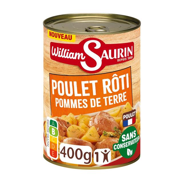 3261055955012 - William Saurin - Poulet Rôti avec Pommes de Terre et Jus aux Herbes 