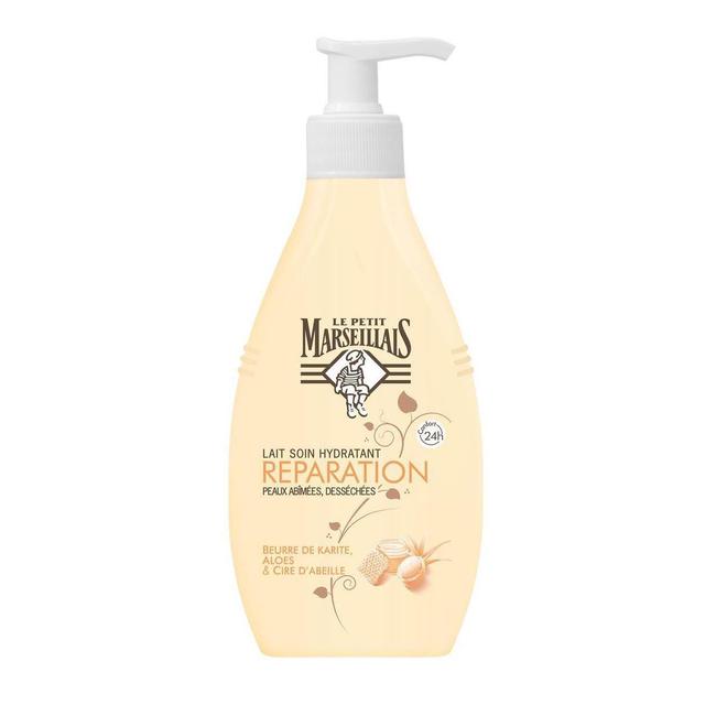 3574661365312 - Le Petit Marseillais - Lait soin hydratant réparation au beurre de karité aloés et à la cire d'abeille