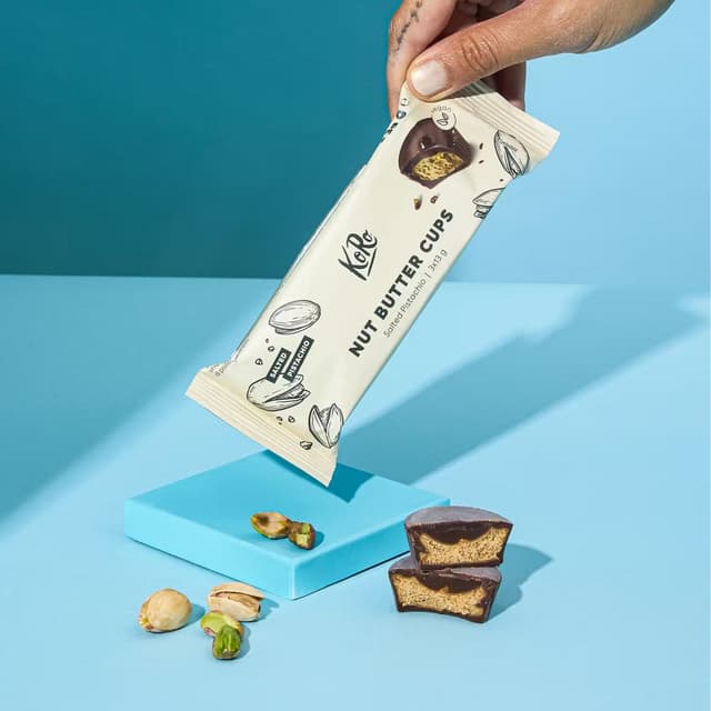 4255582805512 - Koro - Bouchées Nut Butter Cups pistaches salées bio