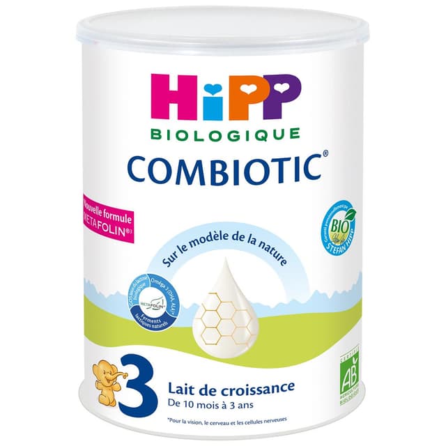 4062300367012 - Hipp - Lait de Croissance Combiotic Bio 3ème âge en Poudre Bébé Dès 10 mois
