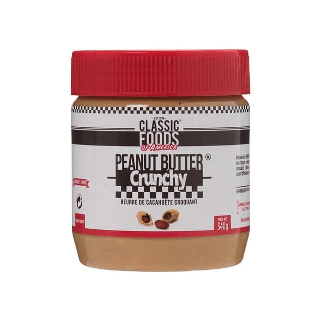 3351700067112 - Classic Foods of America - Peanut Butter Crunchy - Beurre de cacahuète croquant