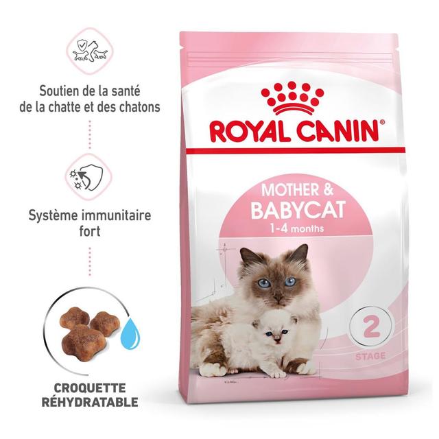 3182550707312 - Royal Canin - Croquettes Mother & Babycat Système Immunitaire Fort pour Chatte et Chaton