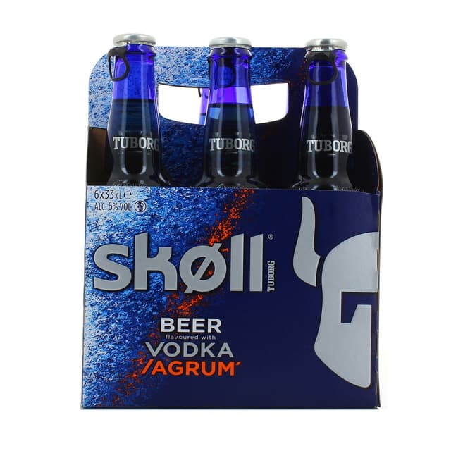 3080216039312 - Tuborg Skoll - Bière aromatisée à la vodka et aux agrumes