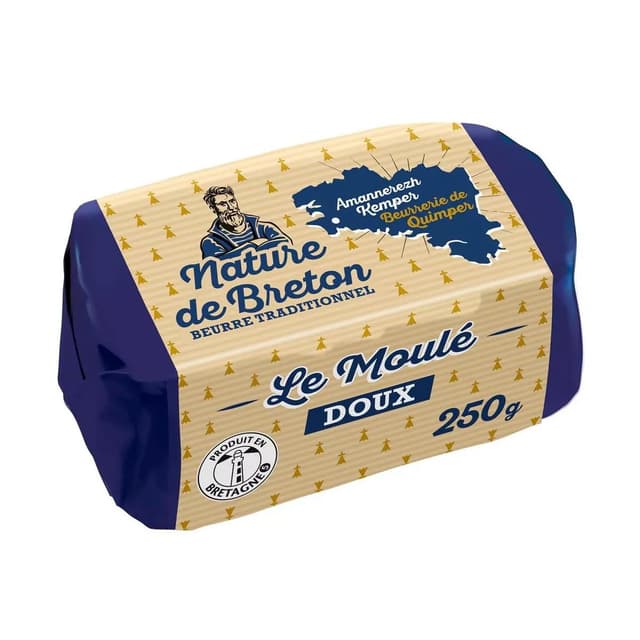 3700342359312 - Nature de Breton - Beurre doux moulé