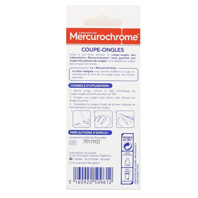 3160920509612 - Mercurochrome - Coupe-ongles
