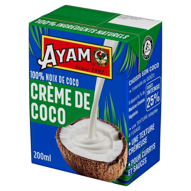 8886009900013 - Ayam - Crème de coco 100% coco
