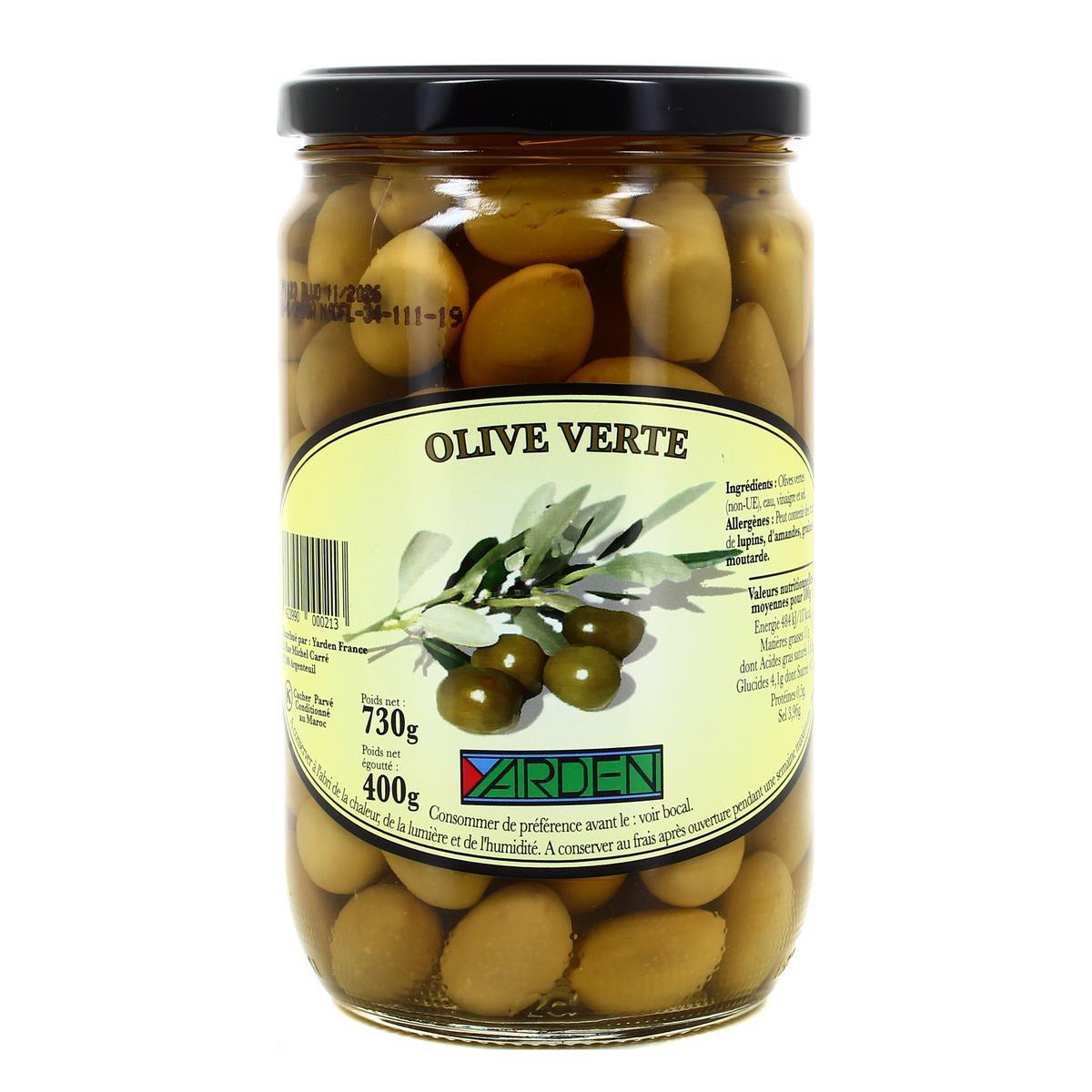 3423990000213 - Yarden - Olives vertes dénoyautées
