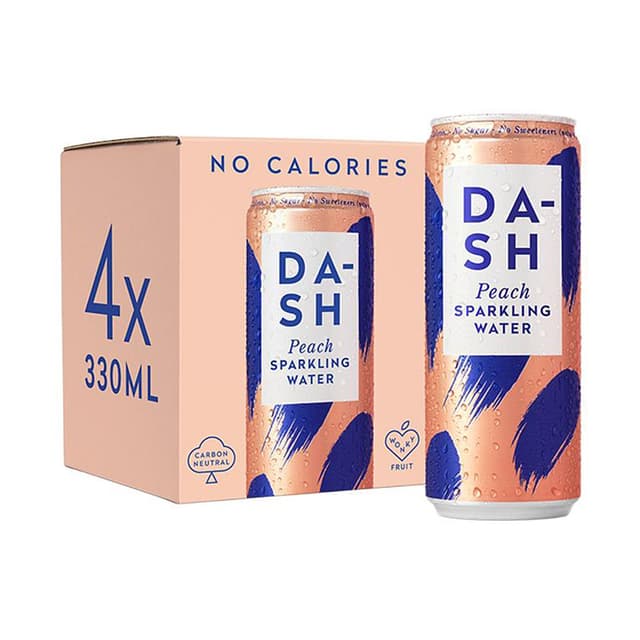 5060489730213 - Dash Water - Eau gazeuse aromatisée pêche