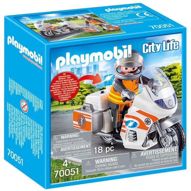 4008789700513 - PLAYMOBIL® City Life - Urgentiste et moto