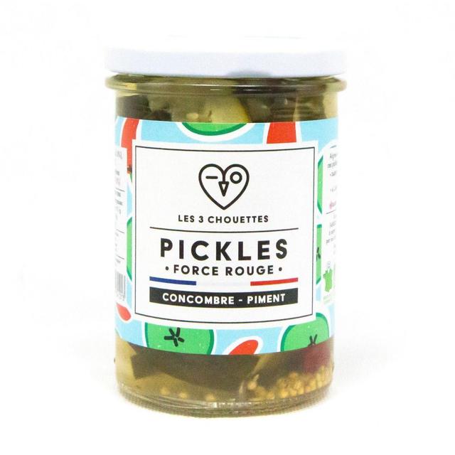 3770007341013 - Les 3 Chouettes - Pickles Concombre Piment Bio