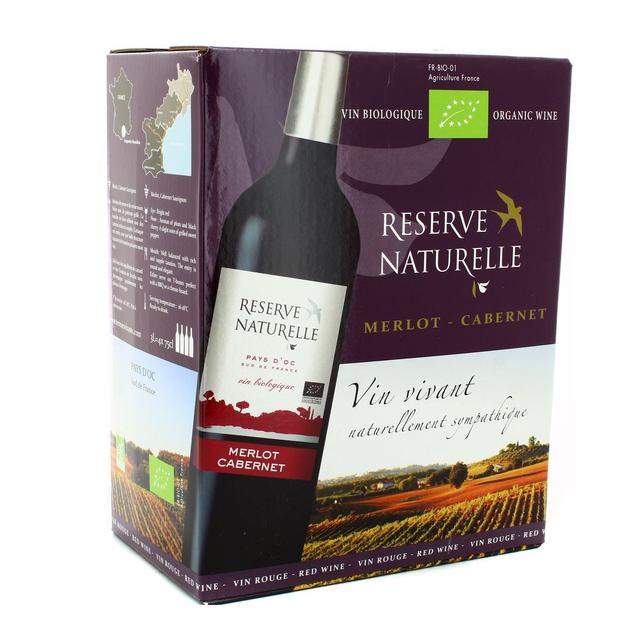 3380330001913 - Vin de pays d'Oc rouge IGP - Merlot - Cabernet BIO 13.5°