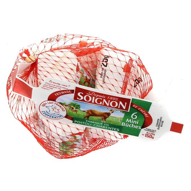 3523230022613 - Soignon - Mini buche chèvre filet