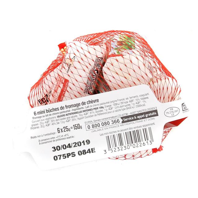 3523230022613 - Soignon - Mini buche chèvre filet