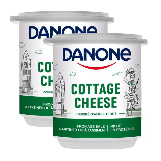 2050000422713 - Danone - Cottage cheese - Fromage salé à tartiner ou cuisiner