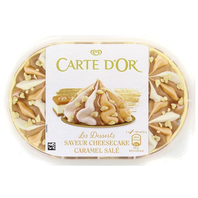 8711327332713 - Carte d'Or - Crème glacée Cheesecake Caramel salé façon glacier 900ml