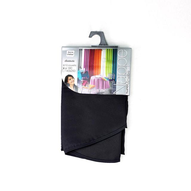 3574387203813 - Douceur D Interieur - Nappe ronde NOIR