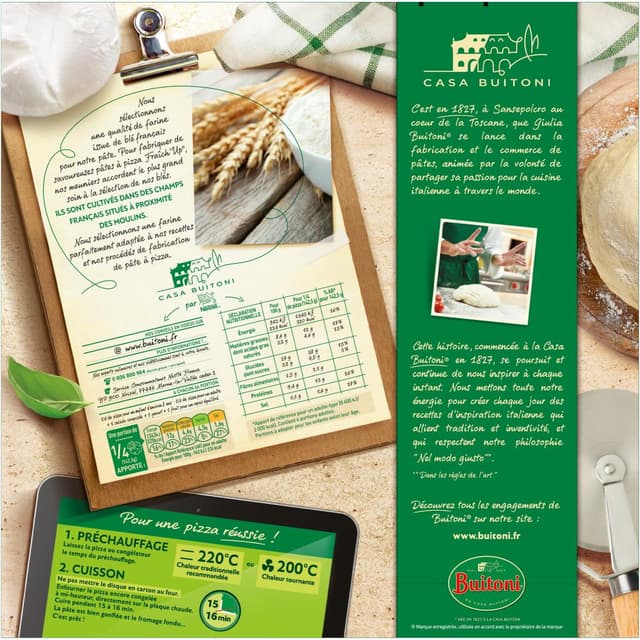 7613036453813 - Buitoni Fraich up - Pizza So Creamy Mozzarella Tomates Basilic