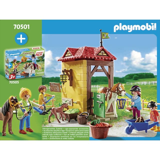 4008789705013 - PLAYMOBIL® Country - Starter pack Box et poneys